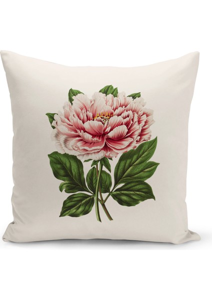 Botanik Serisi Çift Tarafı Dijital Baskılı Kırlent Kılıfı (Botanic Cushion Cover)