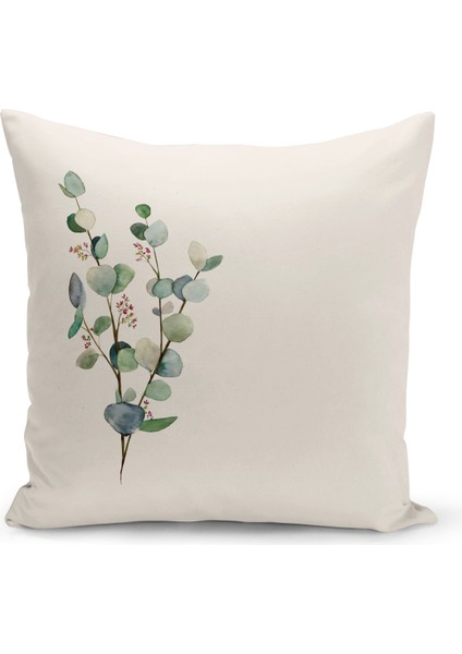 Flower Serisi Çift Tarafı Dijital Baskılı Kırlent Kılıfı (Cushion Cover)