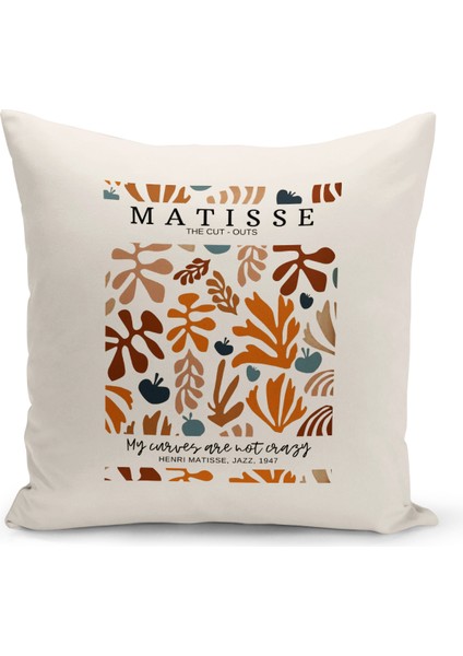 Sanat Serisi Çift Tarafı Dijital Baskılı Kırlent Kılıfı (Art Cushion Cover)
