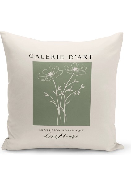 Sanat Serisi Çift Tarafı Dijital Baskılı Kırlent Kılıfı (Art Cushion Cover)