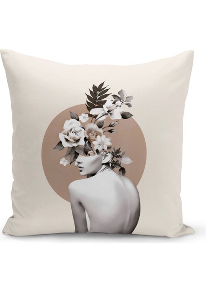 Bohem Serisi Çift Tarafı Dijital Baskılı Kırlent Kılıfı (Bohem Cushion Cover)