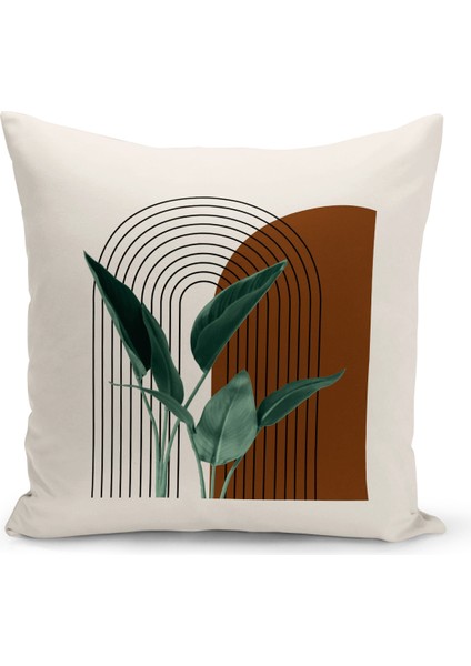 Minimalist Serisi Çift Tarafı Dijital Baskılı Kırlent Kılıfı (Minimalist Cushion Cover)