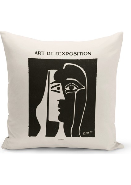 Sanat Serisi Çift Tarafı Dijital Baskılı Kırlent Kılıfı (Art Cushion Cover)