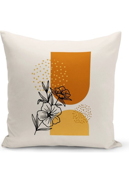Minimalist Serisi Çift Tarafı Dijital Baskılı Kırlent Kılıfı (Minimalist Cushion Cover)