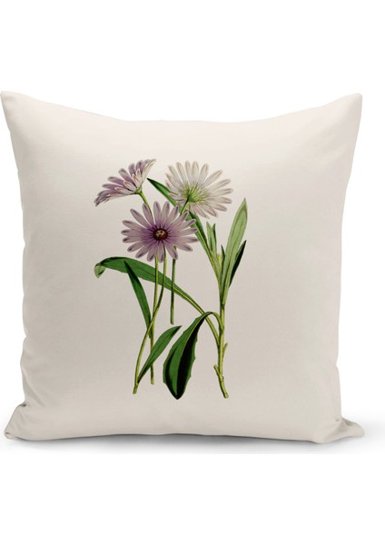 Botanik Serisi Çift Tarafı Dijital Baskılı Kırlent Kılıfı (Botanic Cushion Cover)
