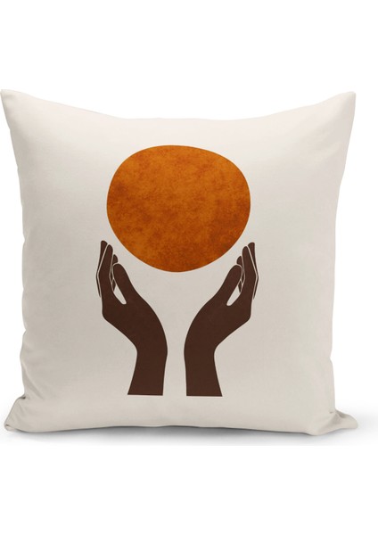 Minimalist Serisi Çift Tarafı Dijital Baskılı Kırlent Kılıfı (Minimalist Cushion Cover)