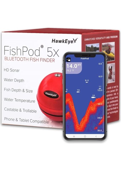 Fishpod 5x Bluetooth Balık Bulucu