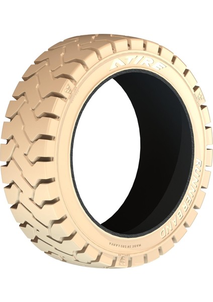 21X7-15 Runner Band Çemberli Dişli Iz Bırakmayan Dolgu Forklift Lastiği
