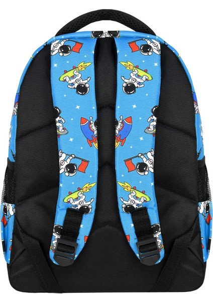 Waddellbag Mavi Siyah Astronot Erkek Çocuk Üçlü Ilkokul Çanta Seti fırsatları