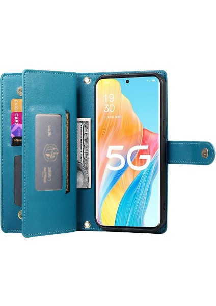 Oppo Oppo 8t 5g Için Flip Case Crossbody Kayış Cüzdan Iş Standı (Yurt Dışından) fiyatları