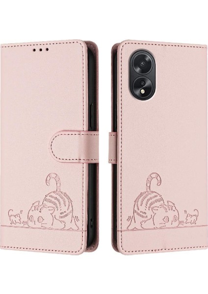 Oppo Için Kılıf A38 4G/A18 4g Kart Yuvası Tutucu Kickstand Cüzdan Kapak Çevirin (Yurt Dışından) indirimleri