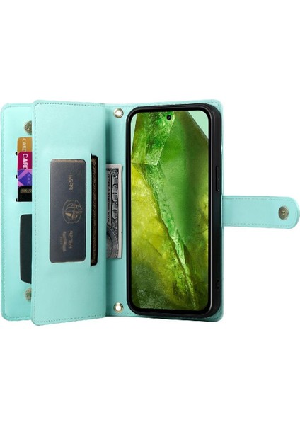 Google Piksel 8A Için Flip Case Crossbody Kayış Cüzdan Çok Fonksiyonlu (Yurt Dışından) indirimleri