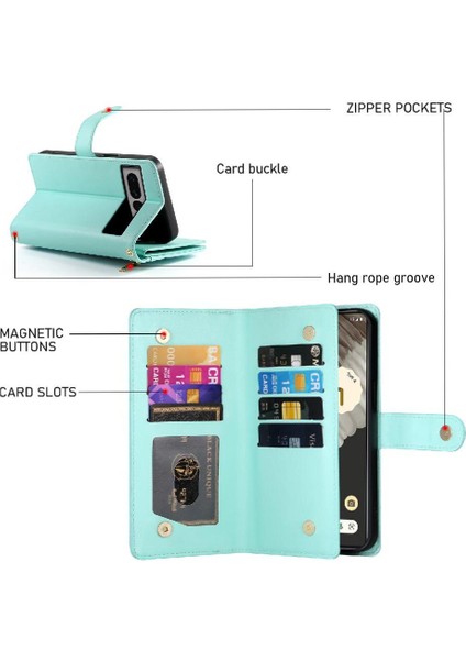 Google Piksel 7 Pro Crossbody Kayış Çok Fonksiyonlu Iş Için Flip Case (Yurt Dışından) fiyatları