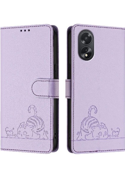 Oppo Için Kılıf A38 4G/A18 4g Kart Yuvası Tutucu Kickstand Cüzdan Kapak Çevirin (Yurt Dışından) indirimleri