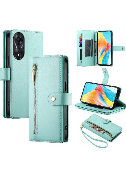 Colorful Shop Oppo Oppo 4g Crossbody Kayış Iş Için Flip Case Standı Çok Fonksiyonlu (Yurt Dışından)