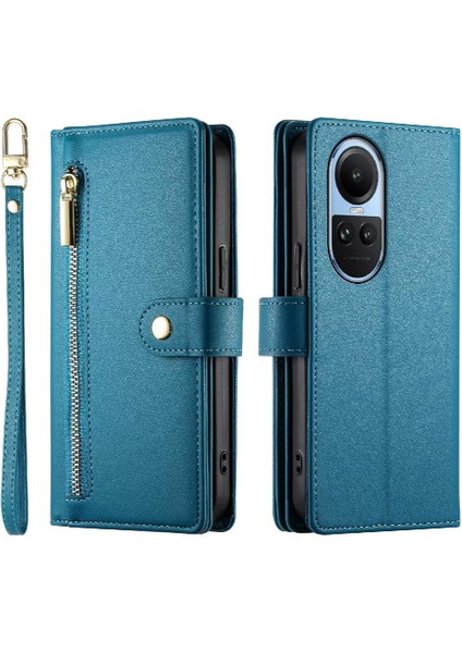 Oppo Oppo 10 5g Için Flip Case Crossbody Kayış Standı Çok Fonksiyonlu (Yurt Dışından)