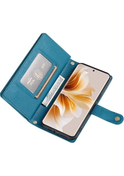 Oppo Oppo 11 Için Flip Case Standı Crossbody Kayış Iş Çok Fonksiyonlu (Yurt Dışından)