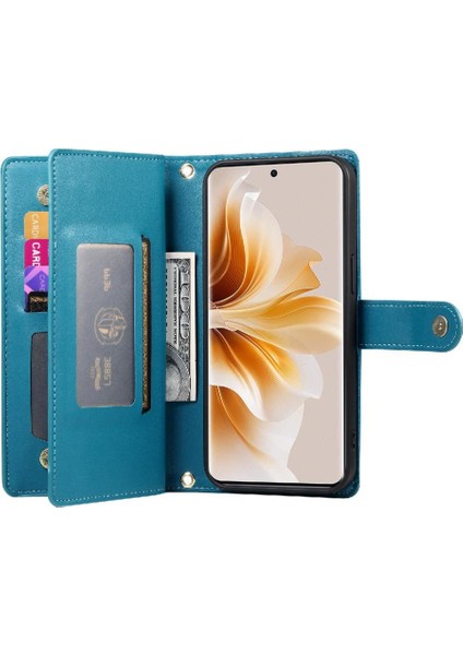 Oppo Oppo 11 Için Flip Case Standı Crossbody Kayış Iş Çok Fonksiyonlu (Yurt Dışından)