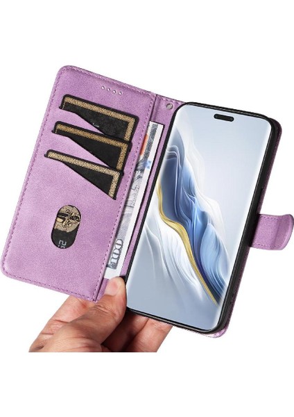 Kredi Kartı Yuvası Preslenmiş Pu Deri ile Onur Sihirli 6 Pro Için Filp Durumda (Yurt Dışından)