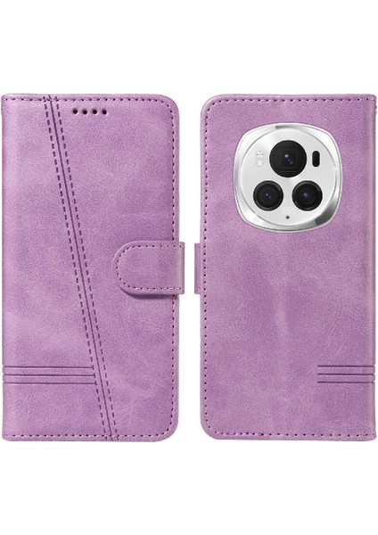 Kredi Kartı Yuvası Preslenmiş Pu Deri ile Onur Sihirli 6 Pro Için Filp Durumda (Yurt Dışından)