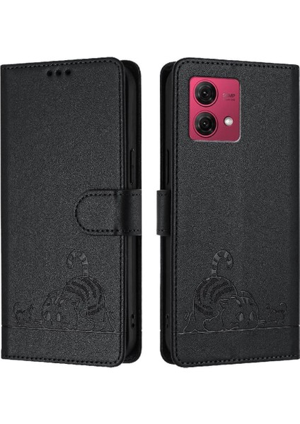 Motorola Moto G84 5g Kart Yuvası Tutucu Için Kılıf Kickstand Cüzdan Kapak Çevirin (Yurt Dışından)