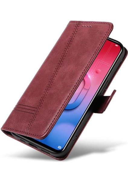 Onur 10 Lite Için Filp Durumda Kredi Kartı Yuvası Siyah ile Preslenmiş Pu Deri (Yurt Dışından) fiyatları