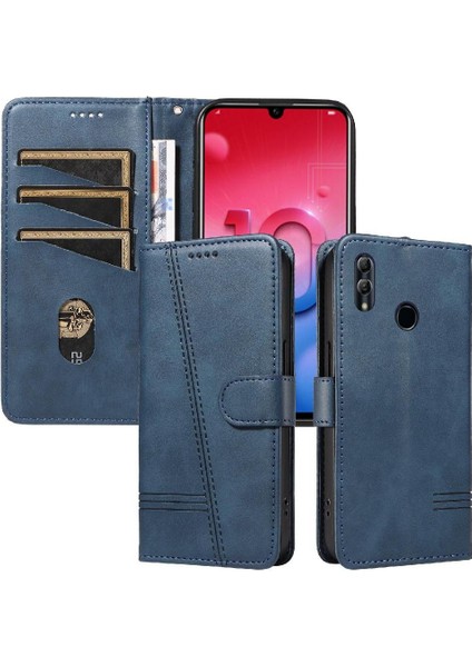 Onur 10 Lite Için Filp Durumda Kredi Kartı Yuvası Siyah ile Preslenmiş Pu Deri (Yurt Dışından) fırsatları