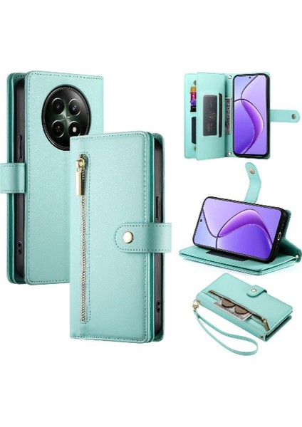 Realme 12 5g Cüzdan Standı Için Flip Case Crossbody Kayış Iş (Yurt Dışından)