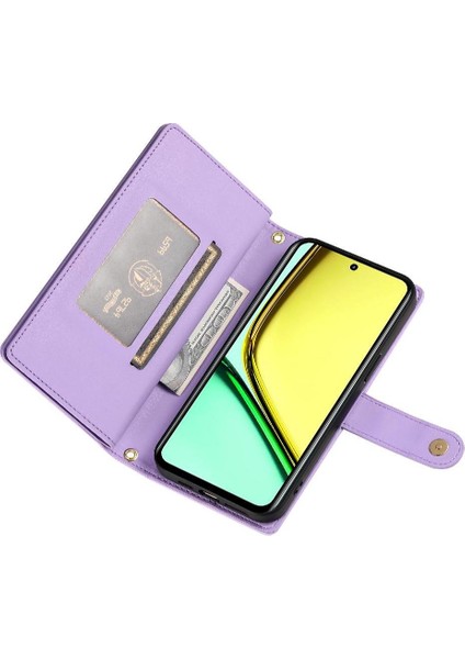 Realme C67 4g Iş Çok Fonksiyonlu Cüzdan Crossbody Için Flip Case (Yurt Dışından) fırsatları