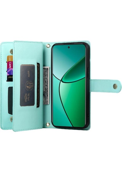 Realme 12 Artı Crossbody Kayış Standı Çok Fonksiyonlu Cüzdan Için Flip Case (Yurt Dışından) fiyatları