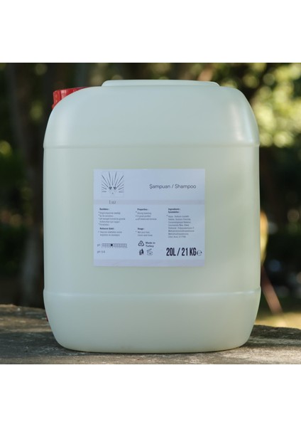 20 Litre Bidon ile Litrelik Otel, Kuaför, Berber ve Günlük Dökme Şampuan