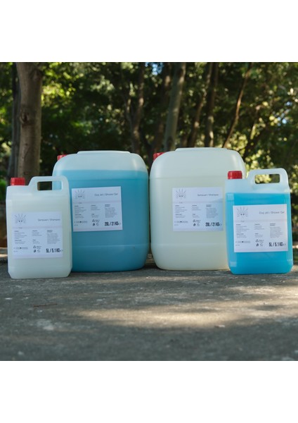 20 Litre Bidon ile Litrelik Otel, Kuaför, Berber ve Günlük Dökme Şampuan