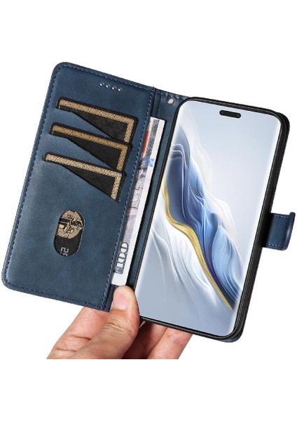 Kredi Kartı Yuvası Preslenmiş Pu Deri ile Onur Sihirli 6 Pro Için Filp Durumda (Yurt Dışından)
