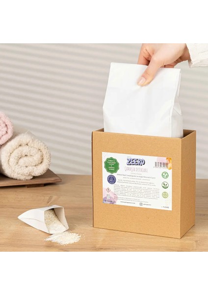 Doğal Konsantre Çamaşır Deterjanı - Bitkisel & Mineral Kaynaklı - 40 Yıkama