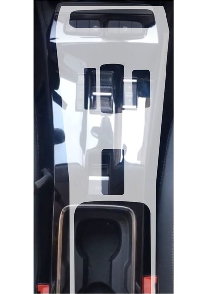 Opel Mokka Vites Etrafı Piano Black Konsol Uyumlu Tpu Koruyucu 2021 2024