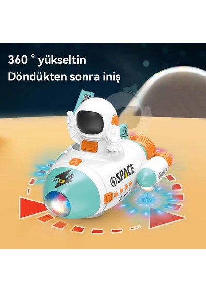 Yeni Elektrik Düzenli Renkli Roket Işık Müzik 360 Aşkırtıcı Çocuk Oyunu (Yurt Dışından) modelleri