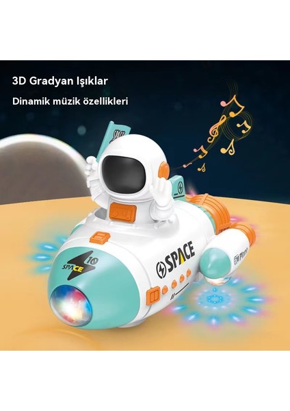 Yeni Elektrik Düzenli Renkli Roket Işık Müzik 360 Aşkırtıcı Çocuk Oyunu (Yurt Dışından) indirimleri