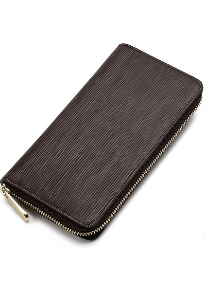 Kadın Hakiki Deri Su Oluklu Uzun Cüzdan Clutch (Yurt Dışından) indirimleri