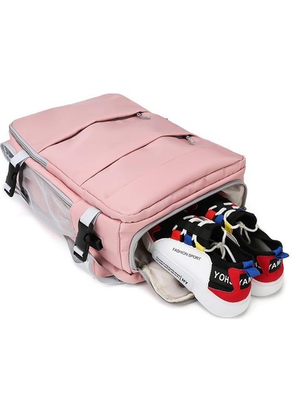 Kadınlar Içın Seyahat Sırt Çantası Su Itici Hırsızlığa Karşı Şık Bagaj Askısı USB Şarj Portu (Yurt Dışından) modelleri