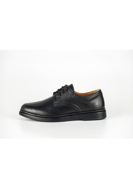 Tardelli 3733 Erkek Siyah Deri Yumuşak Ortopedik Taban Ayakkabı modelleri