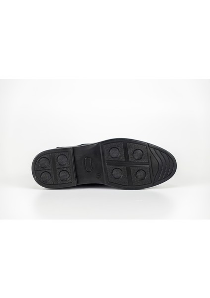 Tardelli 3733 Erkek Siyah Deri Yumuşak Ortopedik Taban Ayakkabı fırsatları