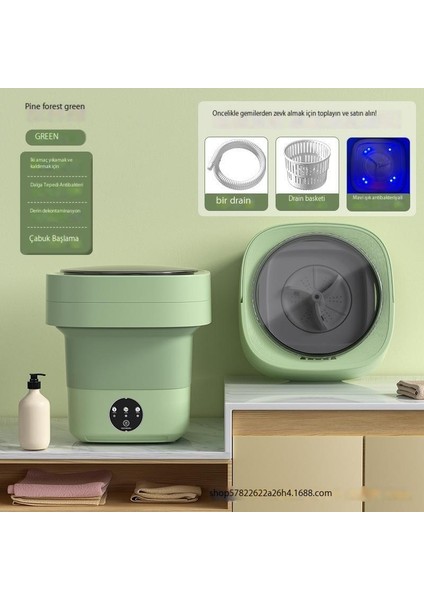 Iç Çamaşırı Katlama Çamaşır Makinesi Mini Küçük Çamaşır Makinesi Bebek Iç Çamaşırı Yıkama Çorapları Çıkarılabilir ve Taşınabilir Olarak Kurutulabilir (Yurt Dışından) modelleri