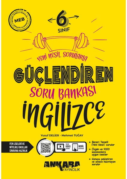 6. Sınıf Ingilizce Güçlendiren Soru Bankası Soru 2024-2025 Güncel Baskı