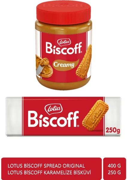 Biscoff 250 gr + Lotus Biscoff Spread Orıginal 400 gr