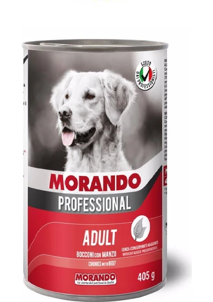 Biftekli Köpek Konserve Maması 405 gr