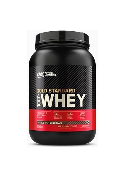 %100 Whey Protein Gold Standart Çikolata Aromalı 2lbs./908 gr