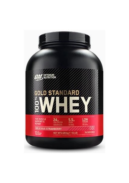 Nutrition Whey Gold Standart Strawberry 5 Lbs