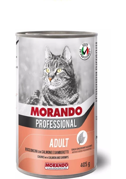 Gatto Somon Ve Karidesli Kedi Konservesi 405Gr