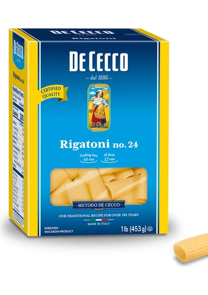 De Cecco  Rıgatonı  Makarna 500 gr