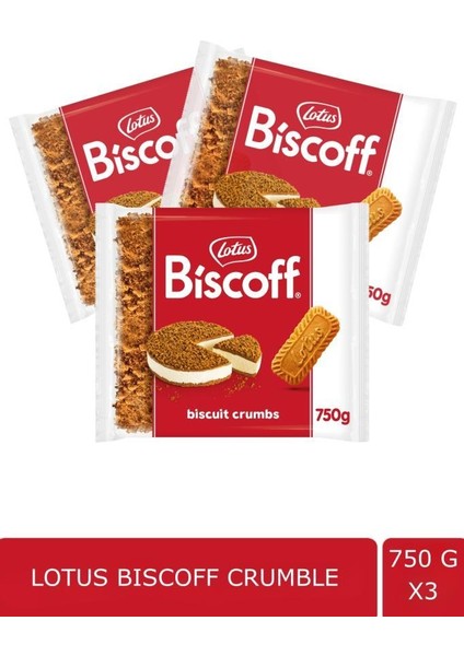 Biscoff Crumble 750 gr x 3 Adet